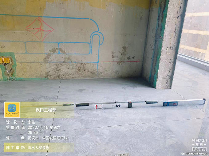 鐵建江語城裝修工地泥木工程驗(yàn)收