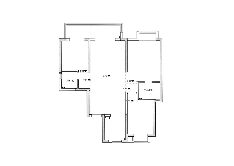 中建星光城現代風格裝修效果圖