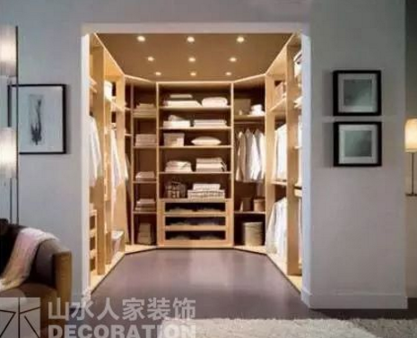 【山水人家裝飾】女人既然有了書房，為什么不能有衣帽間？